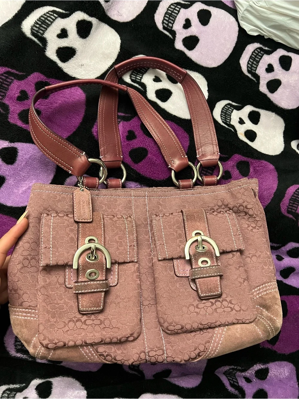 Coach mauve soho bag - Picture 1 of 5